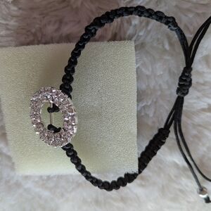 Elegant Black and Silver Women's Bracelet Bundle Of 2